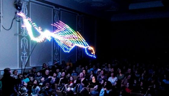 Представление световых кукол. Театр Николая Зыкова (Москва), Северобайкальск